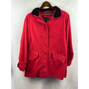 Women’s Gallery Trench coat Red Size XL